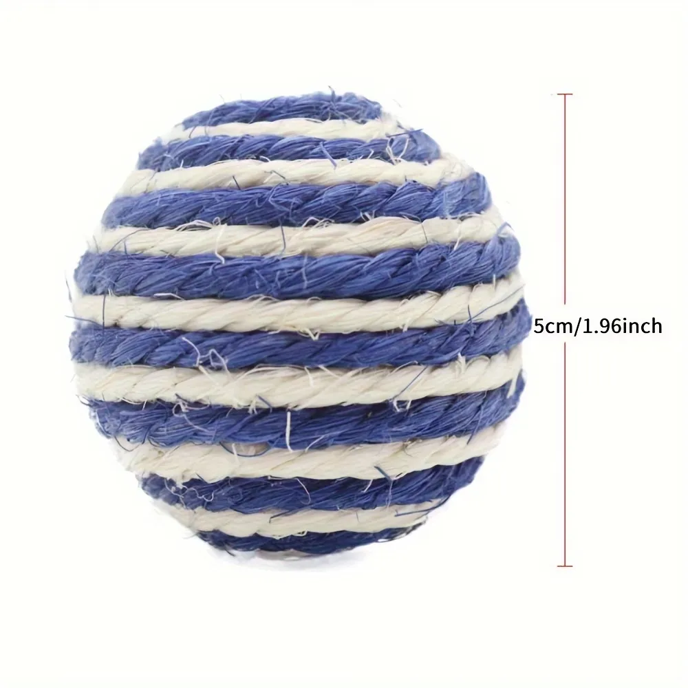 3 Pack Rope Ball Pet Toy