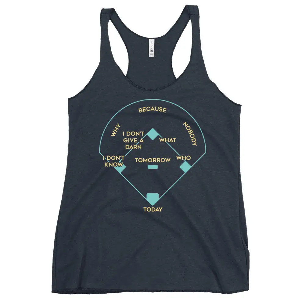 Baseball Positions Racerback Tank