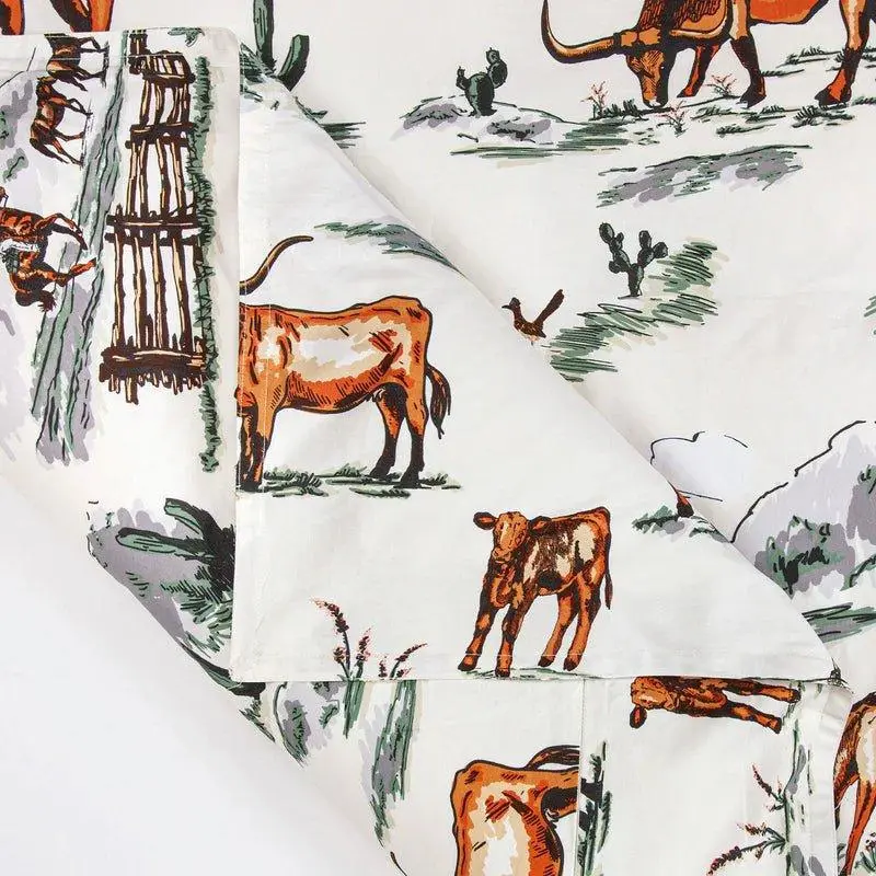 Animal Motif Cotton Duvet Cover Set