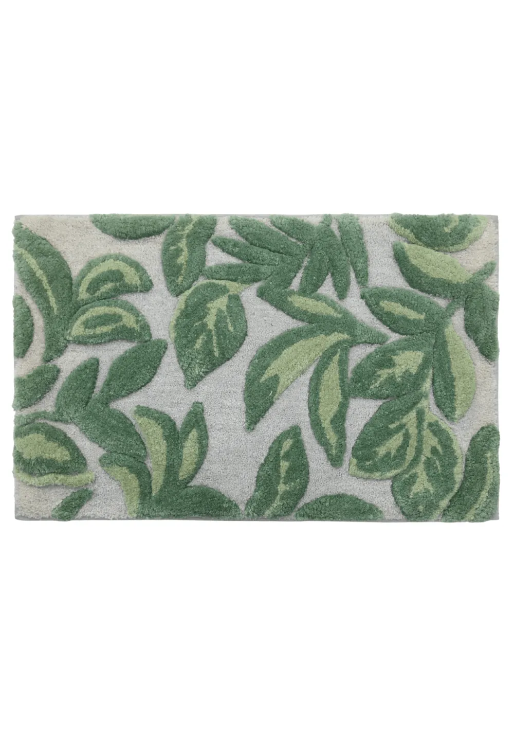 Absorbent Botanical Cotton Bathroom Mat