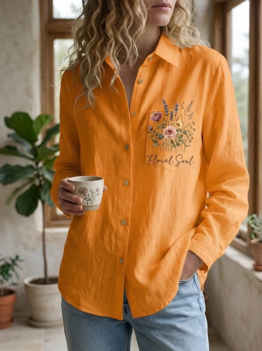 Floral Soul Wildflower Casual Shirt