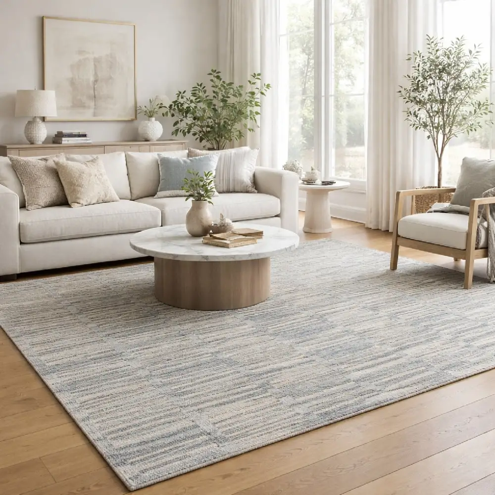 Hand-Tufted Yarn Carpet