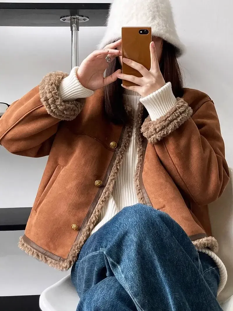 Suede Cotton Jacket