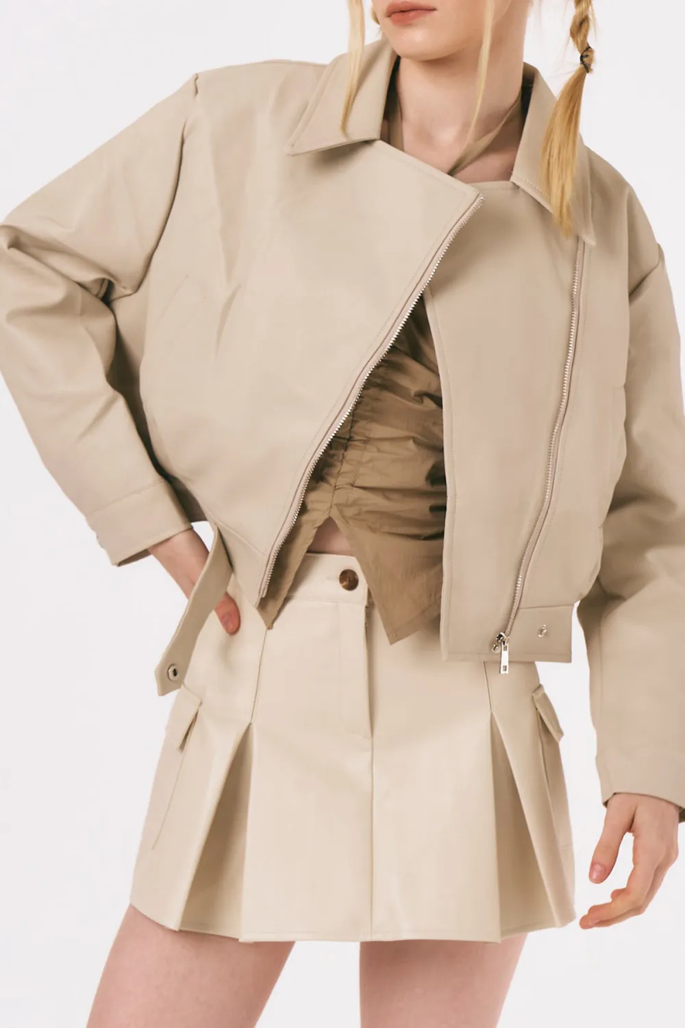 Pleather Rider Jacket