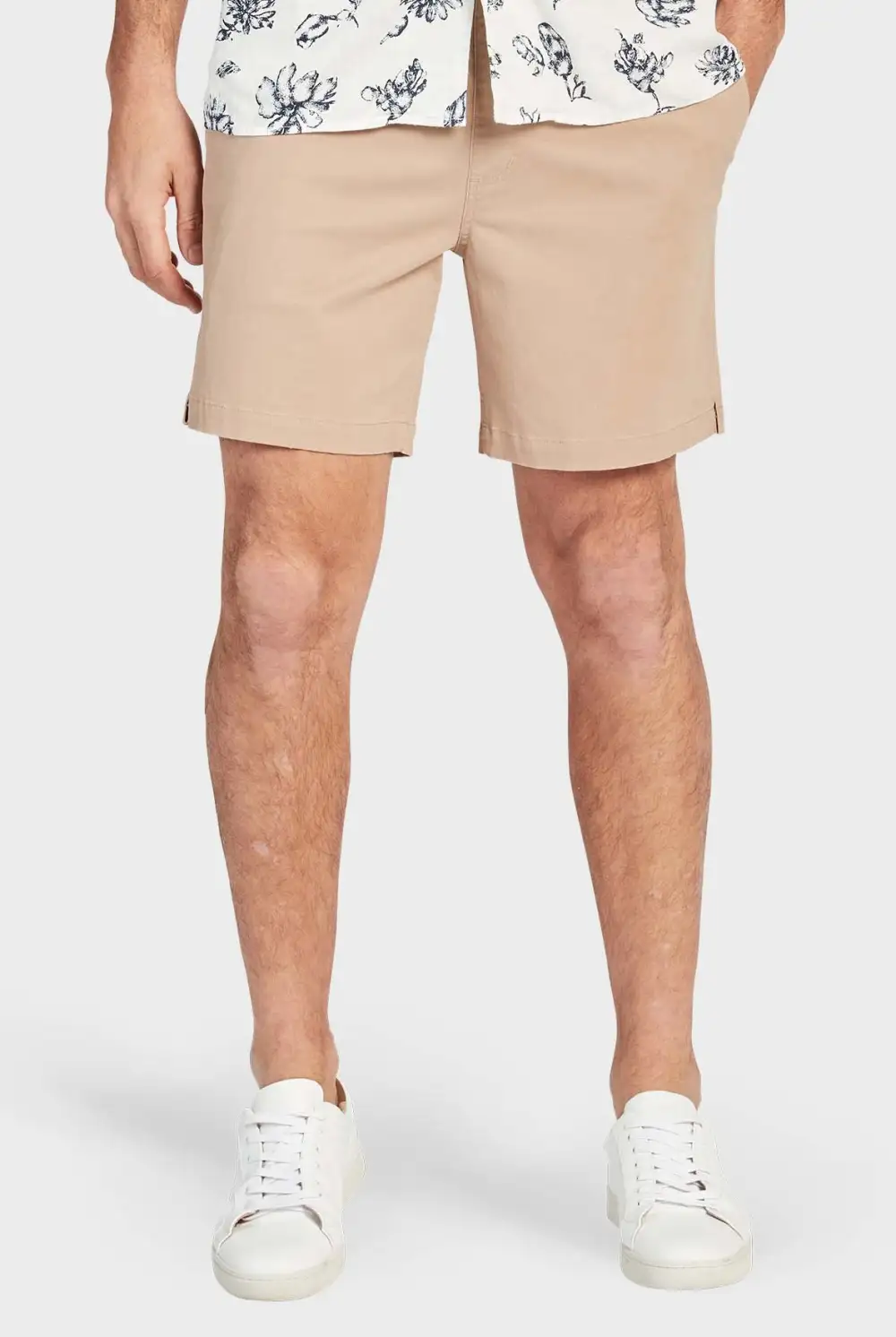 Classic Straight Cut Cotton Chino Casual Shorts