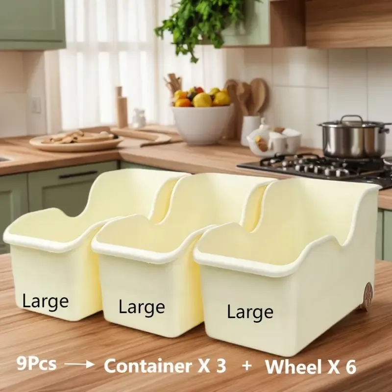 9pcs Set of Large-Capacity Rolling