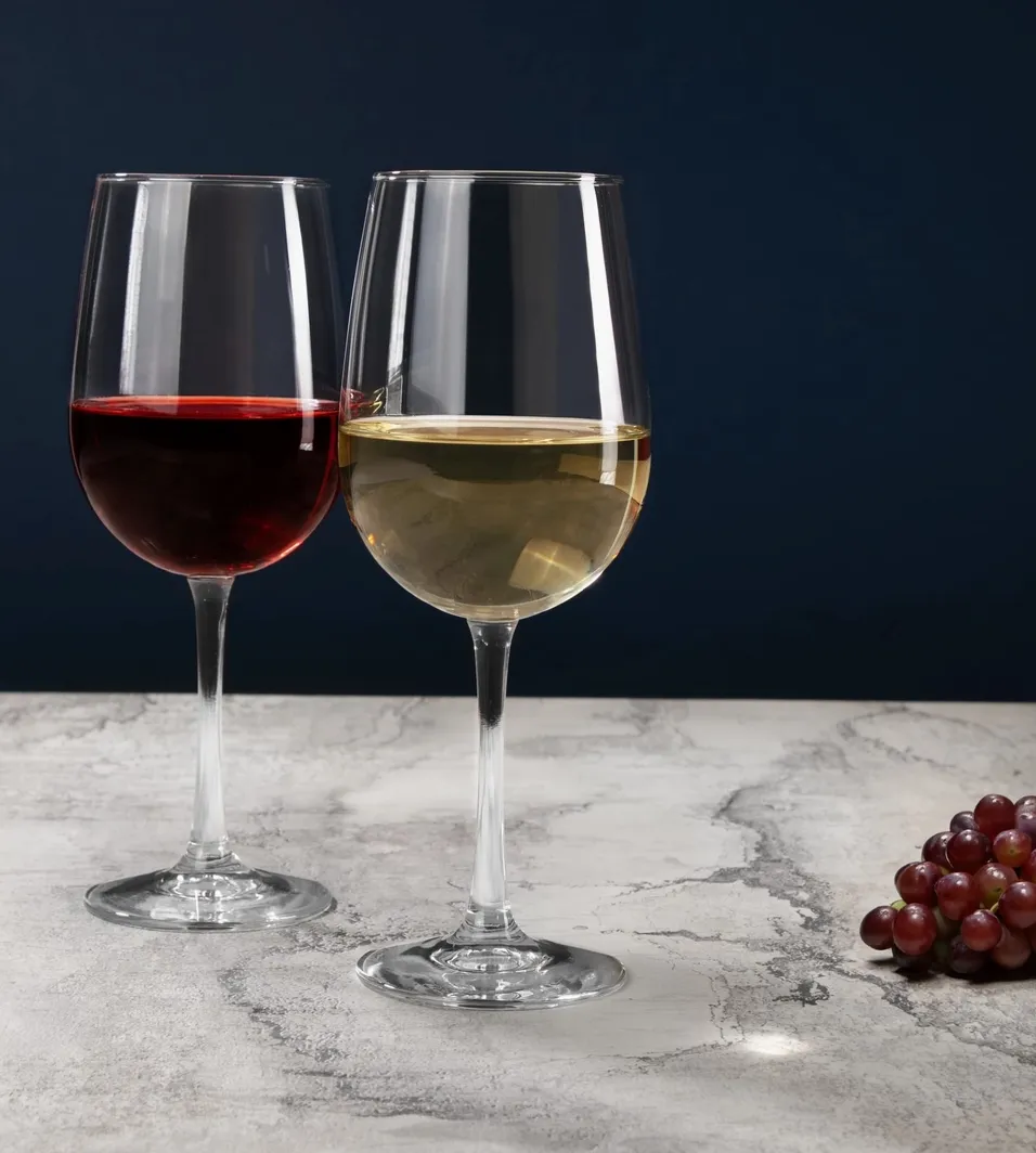 Tall Stemmed Wine Glass Set