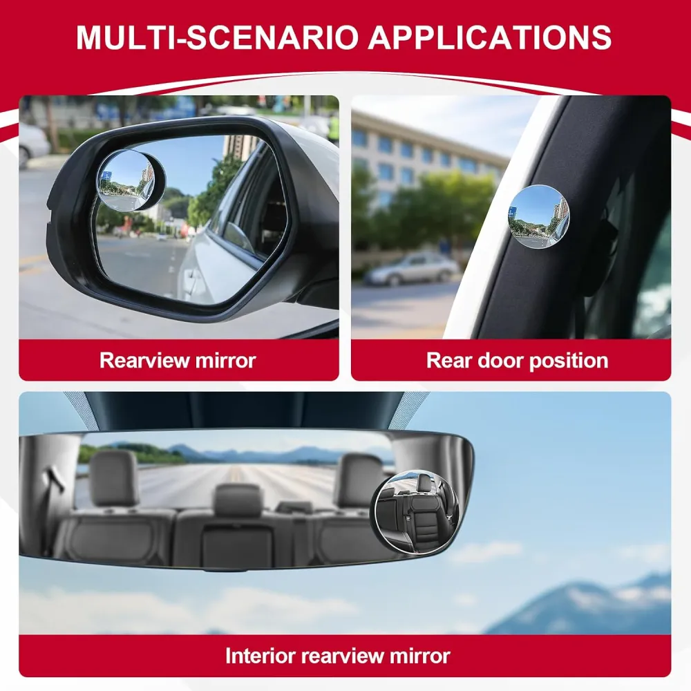 Adjustable Blind Spot Mirror Set