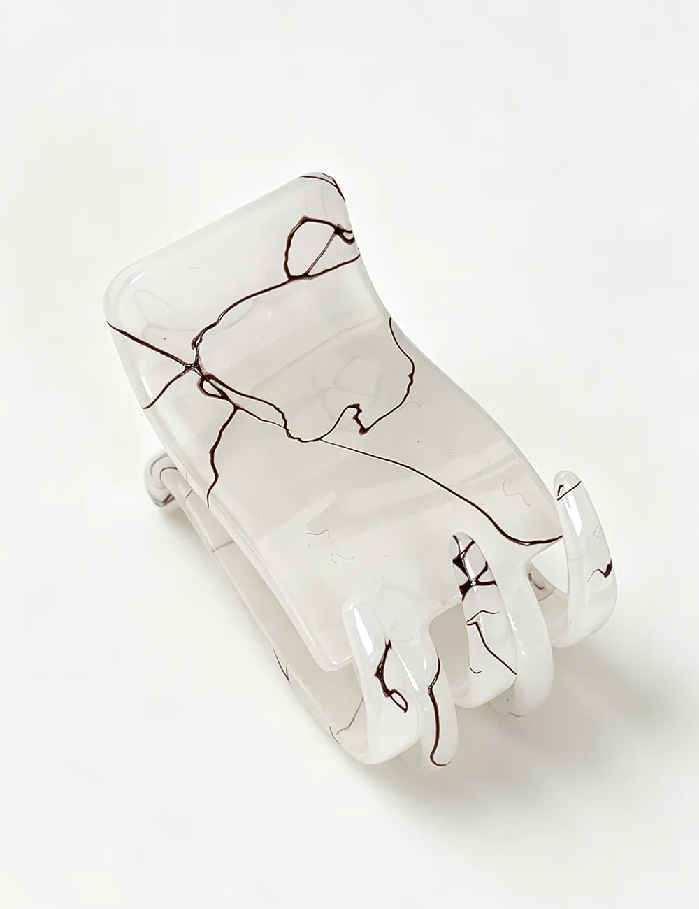 Marbled Ink Wash Print Hair Hair Claw Clip