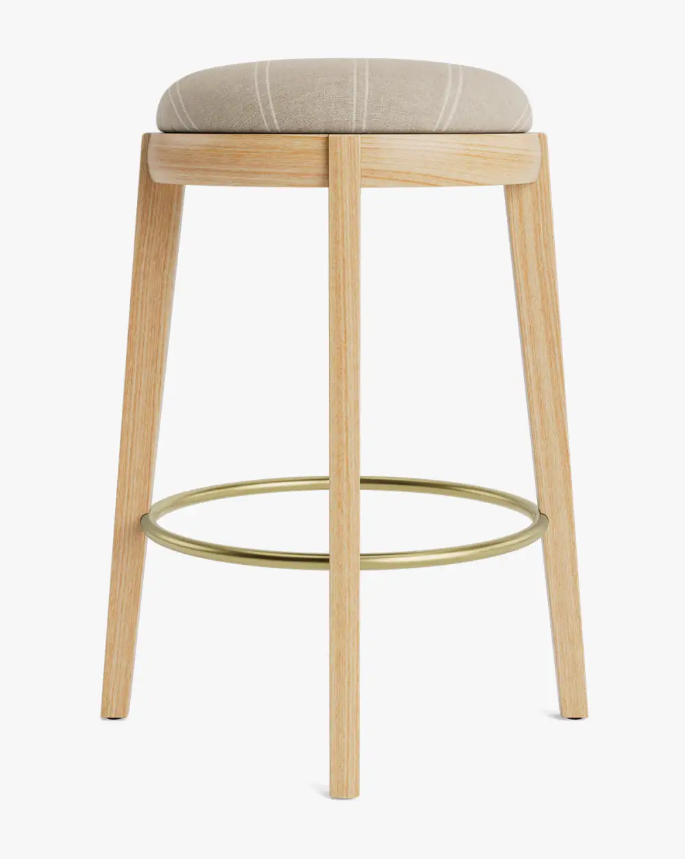 Modern Leather Counter Stool