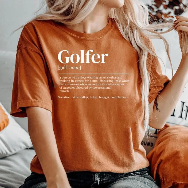 Golf Definition Golf Player Women's Oversized Comfort T-Shirt