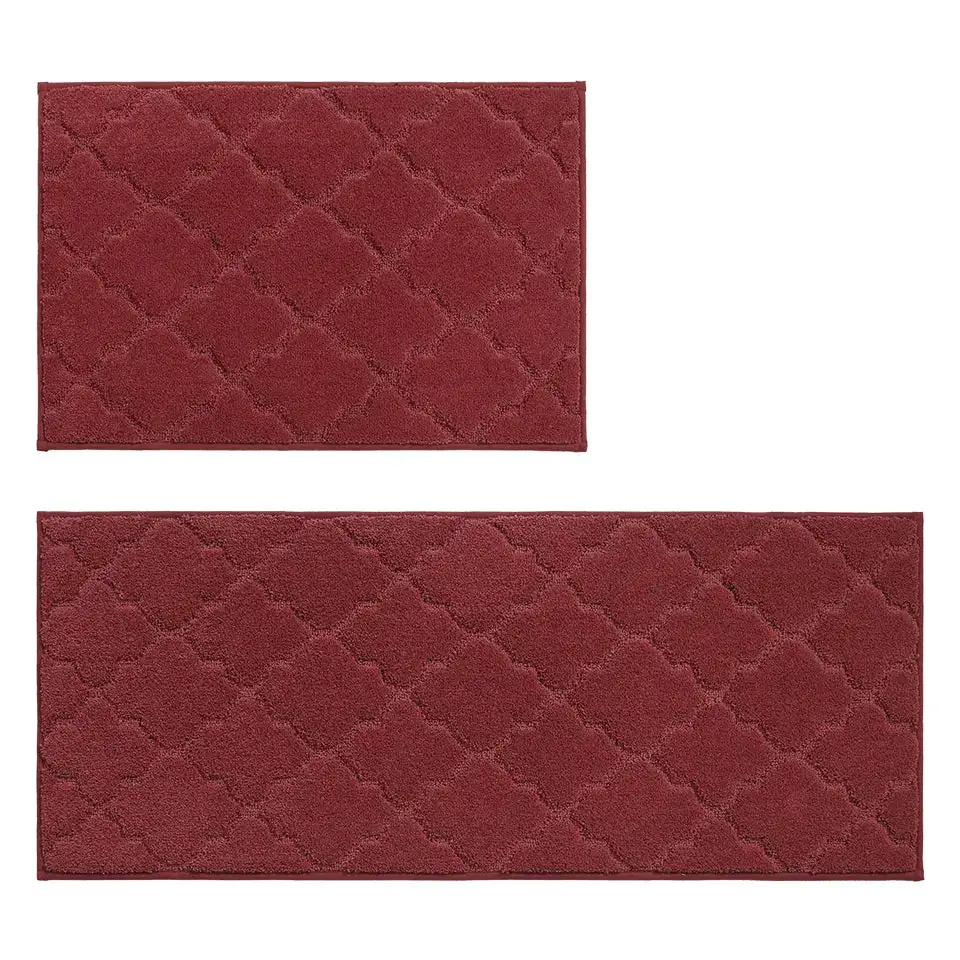 Trellis Scatter Kitchen Rug Set