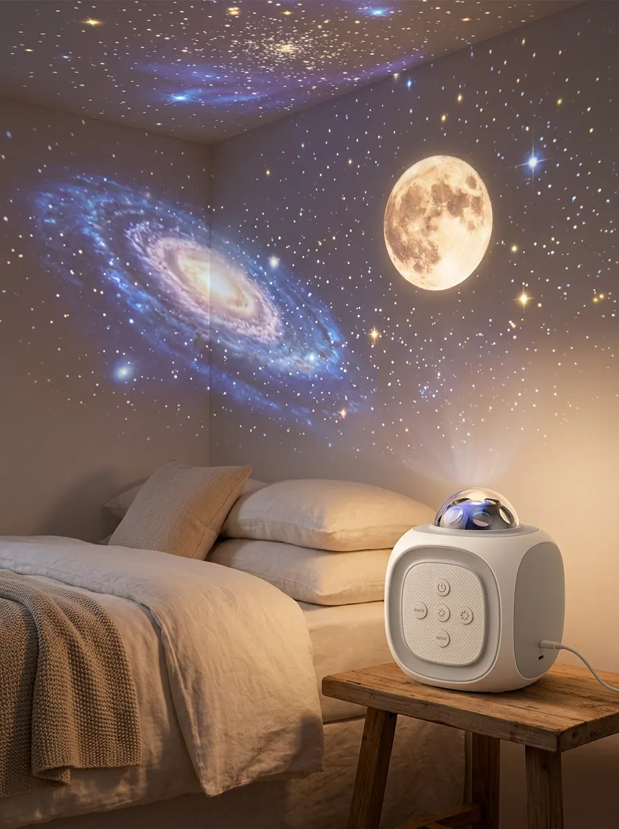 Dreamlight Galaxy Moon Starry Sky Projector Night Light