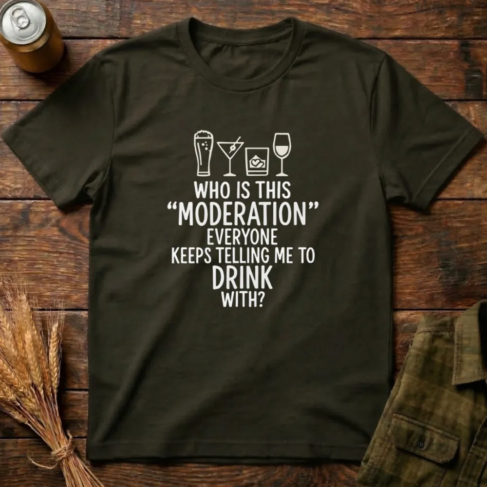Moderation Graphic Cotton T-Shirt