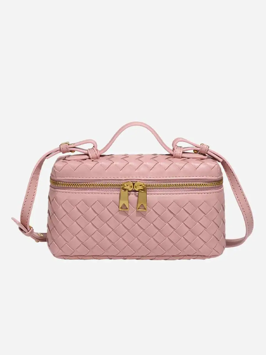Giuliana Weaved Leather Crossbody Bag