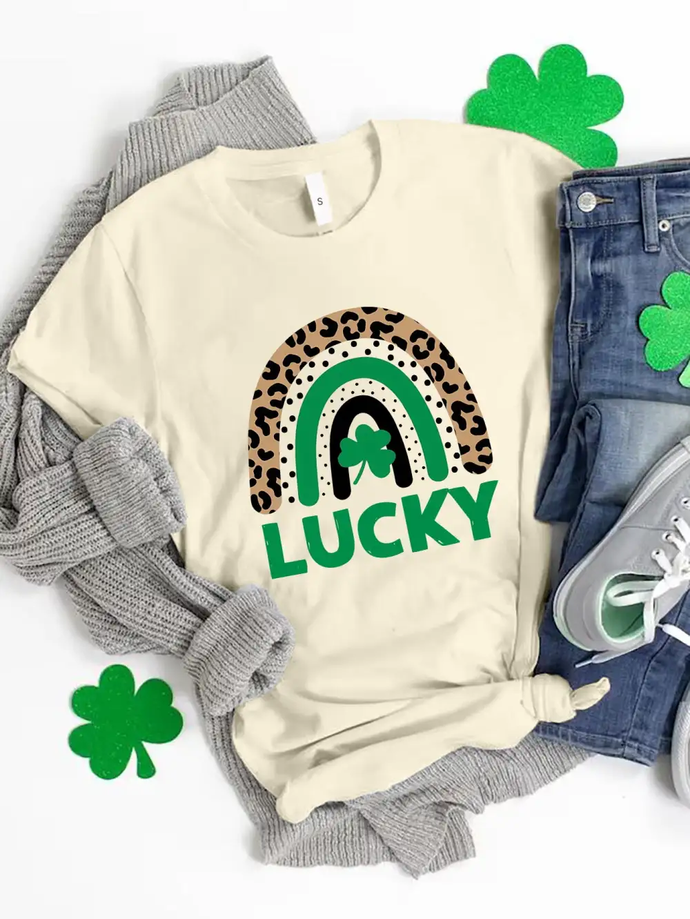 Fresh Round-Neck Short-Sleeve T-Shirt