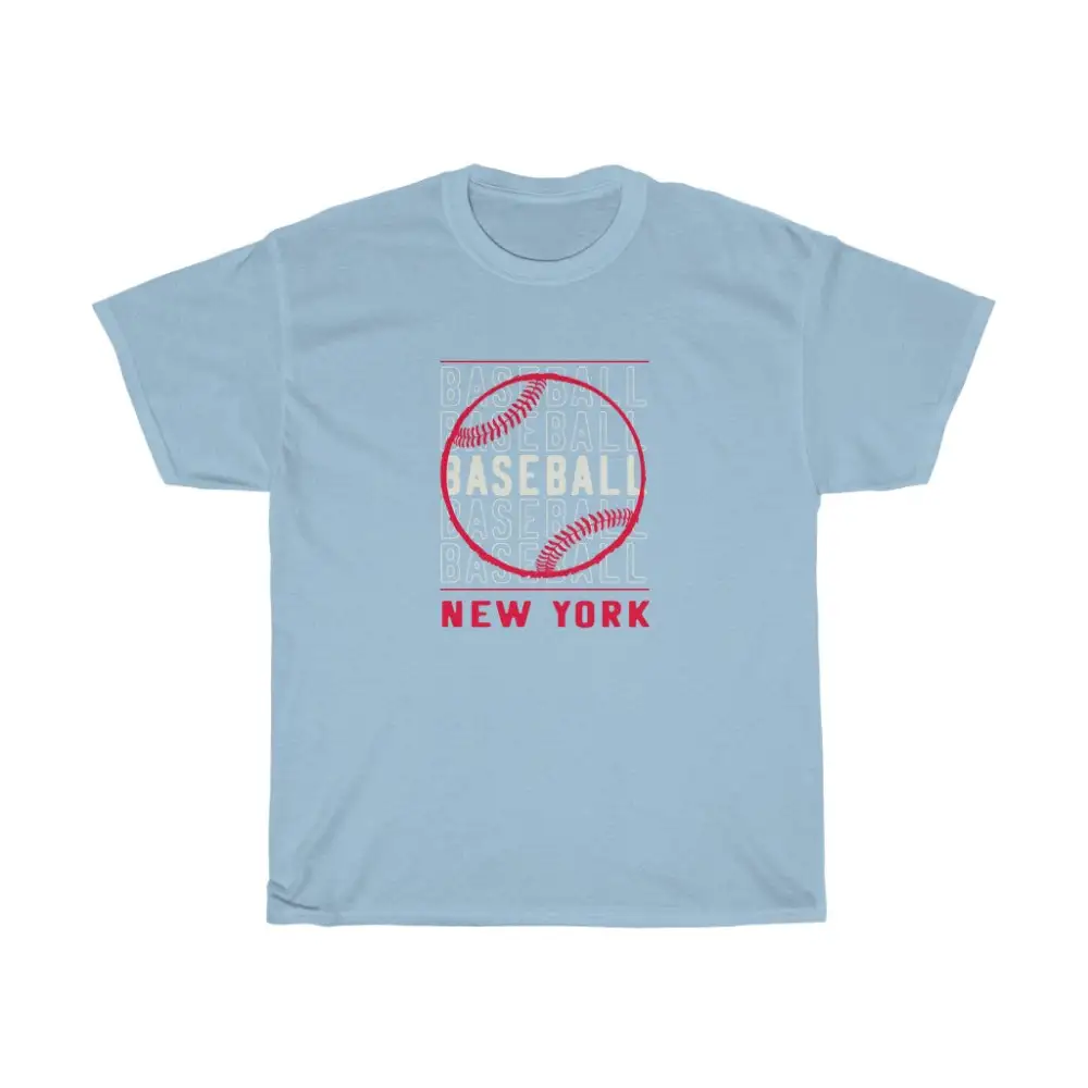 Baseball New York with Red Baseball Graphic T-Shirt