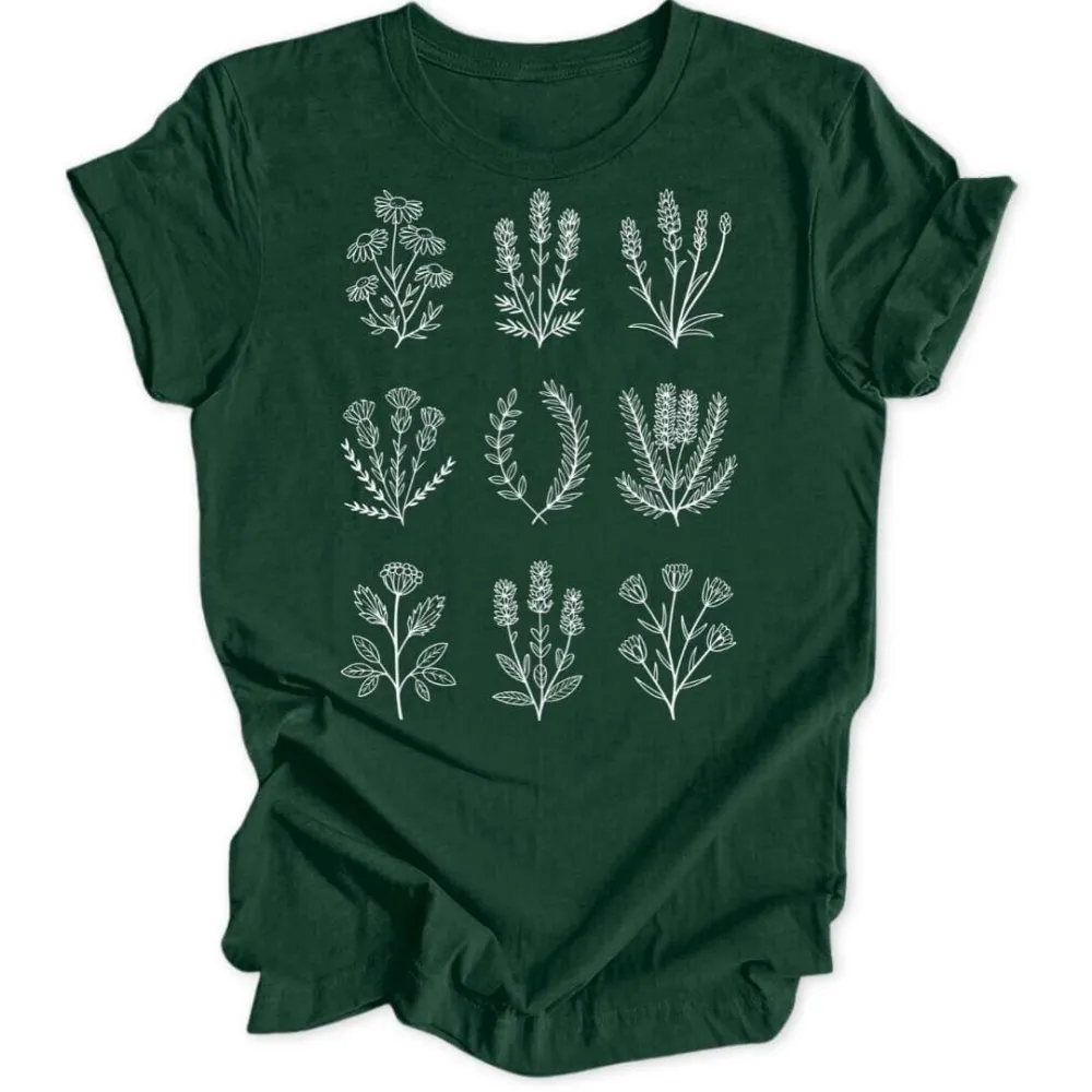 Blooming Grid Unisex T-Shirt