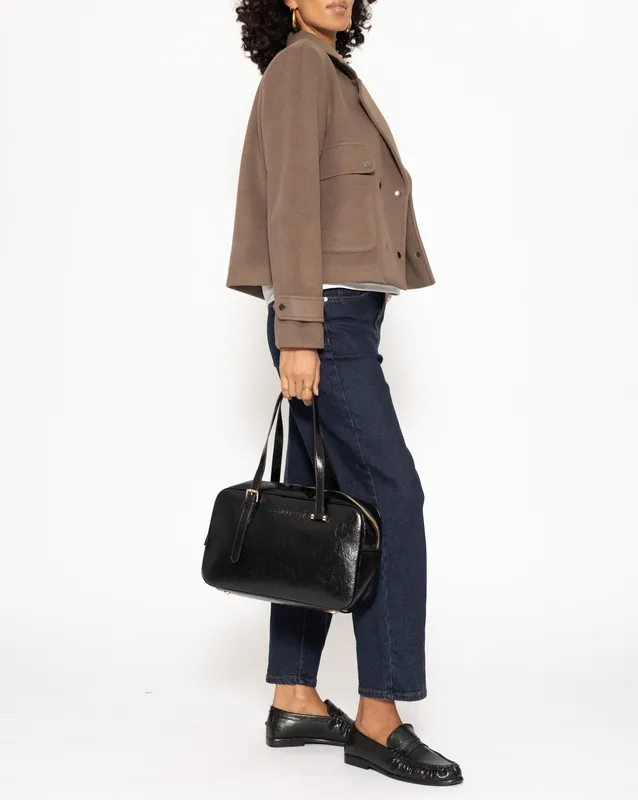 Taupe Collar Everyday Jacket