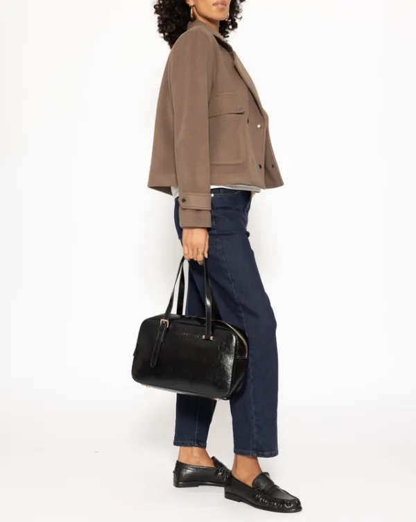 Taupe Collar Everyday Jacket