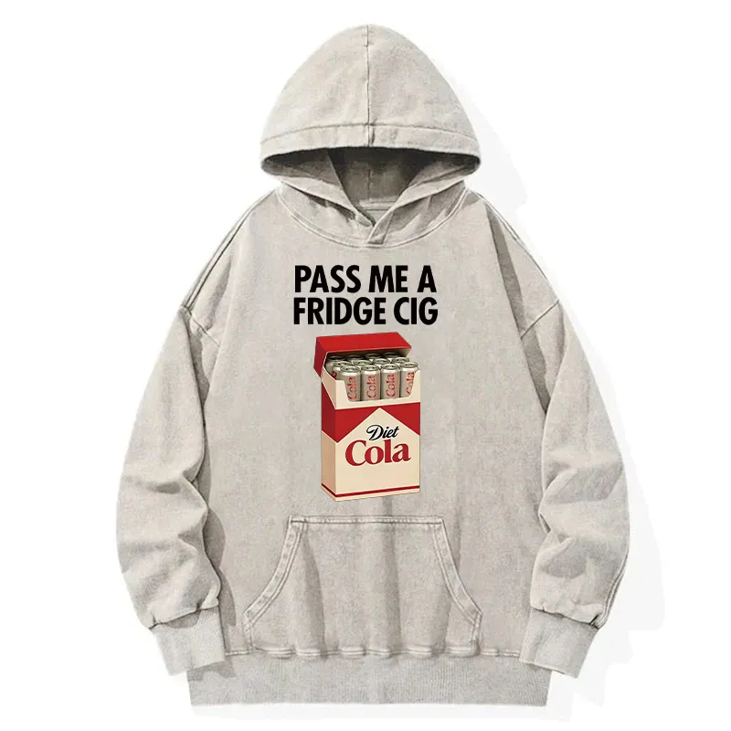 I Need Diet Cola Washed Hoodie