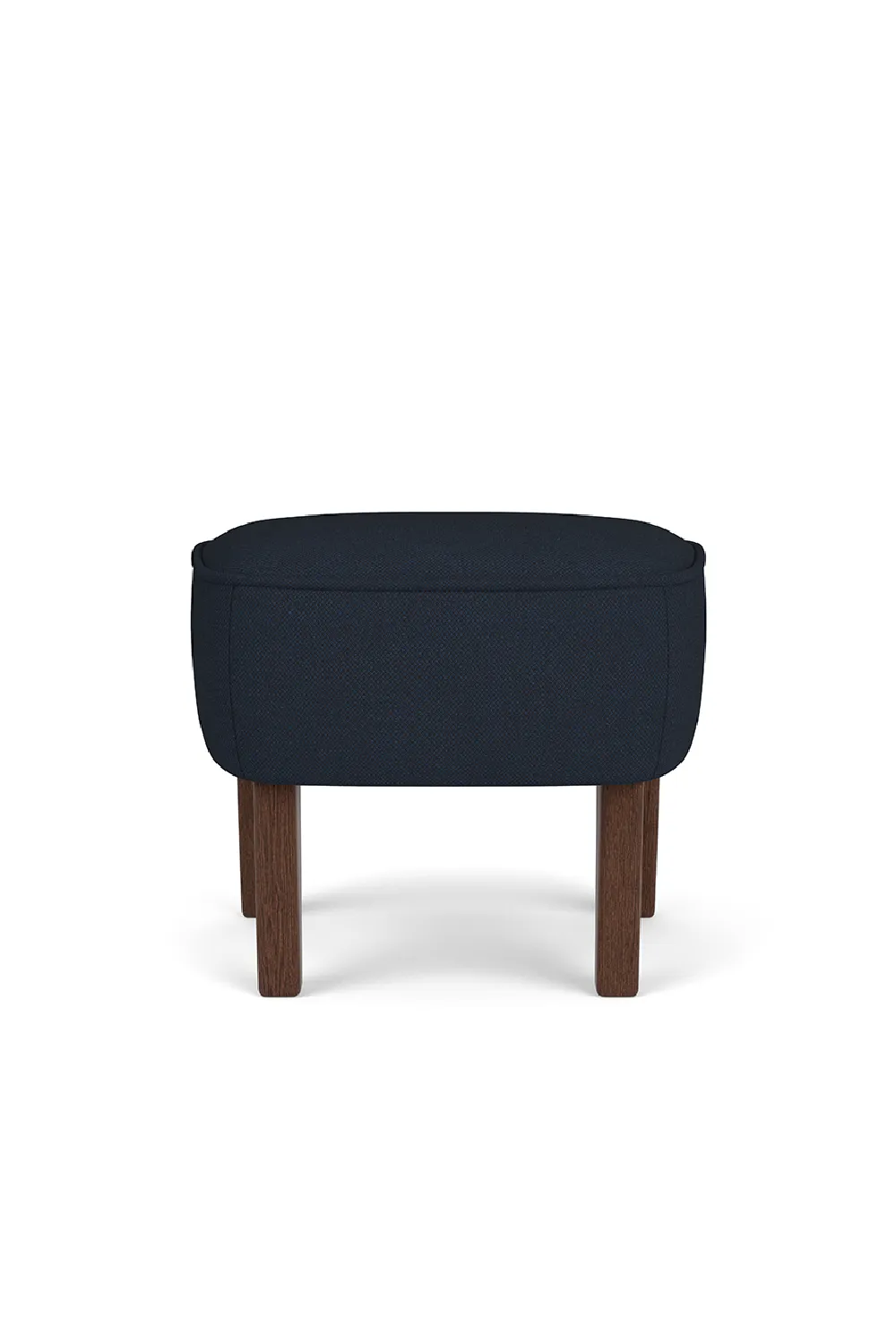 Oak Base Upholstered Ottoman
