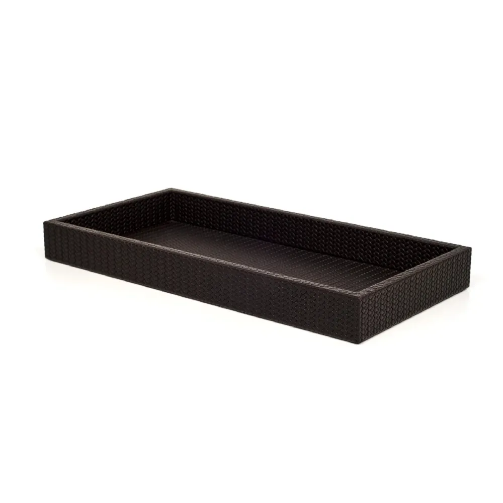Leather Covered Serving Tray