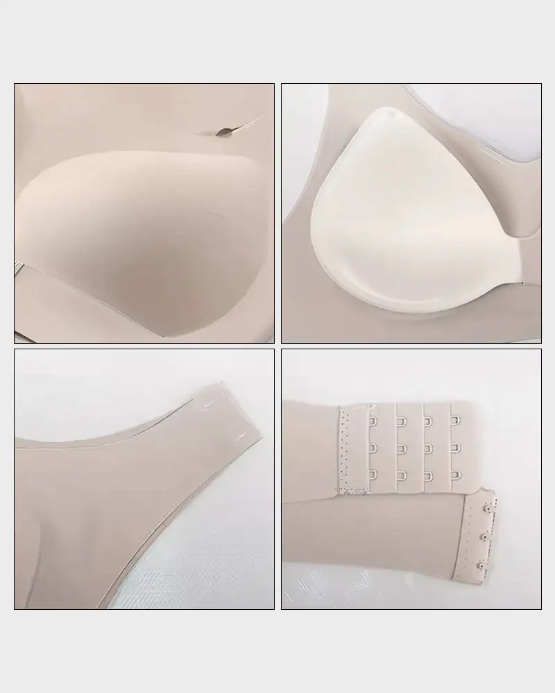 Front Closure Cross-Back Wireless Posture Bra