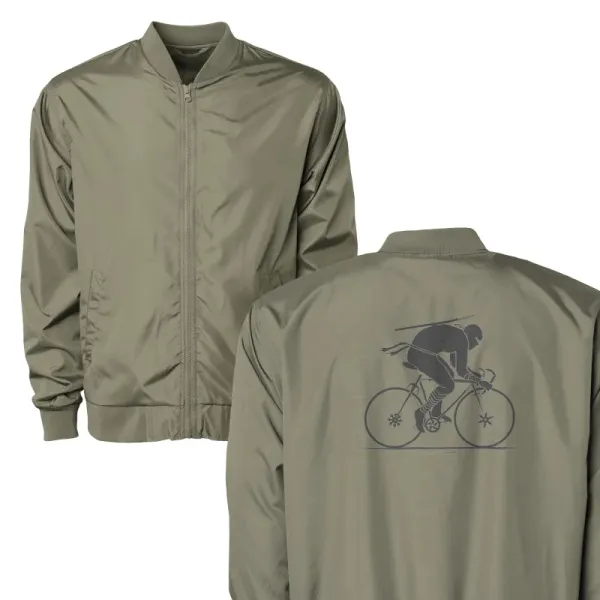 Edgy Ninja Cyclist Design Jacket