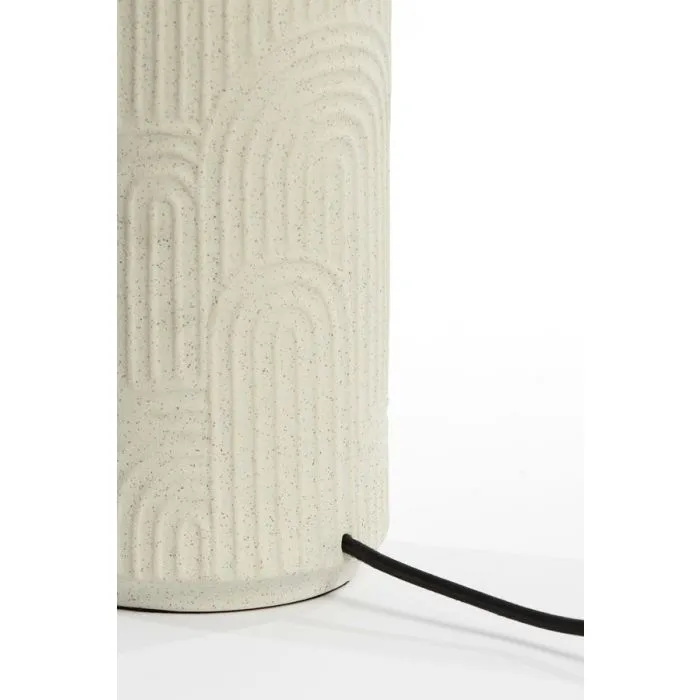 White Ceramic Small Lamp Base