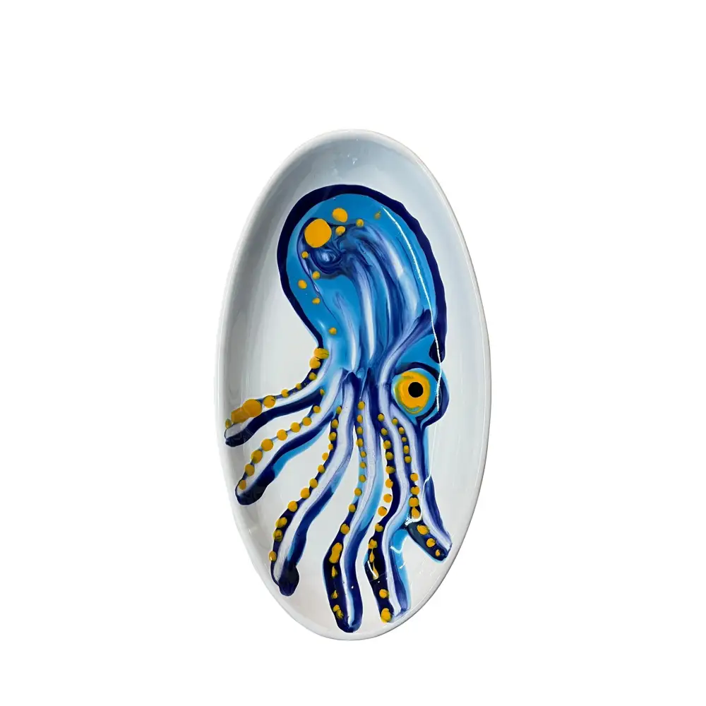 Oval Ceramic Serving Plate