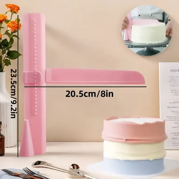 1 Set Adjustable Cake Leveler