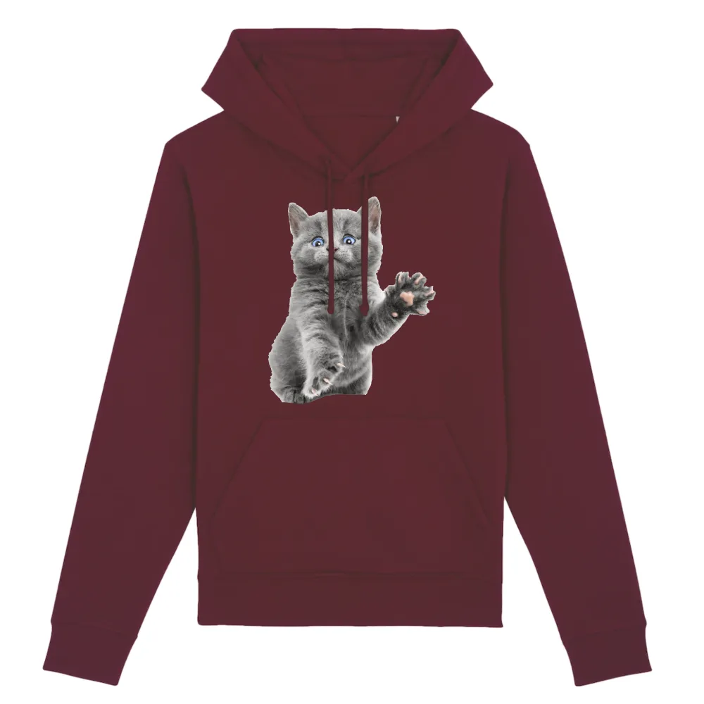 Kitten Graphic Pullover Hoodie