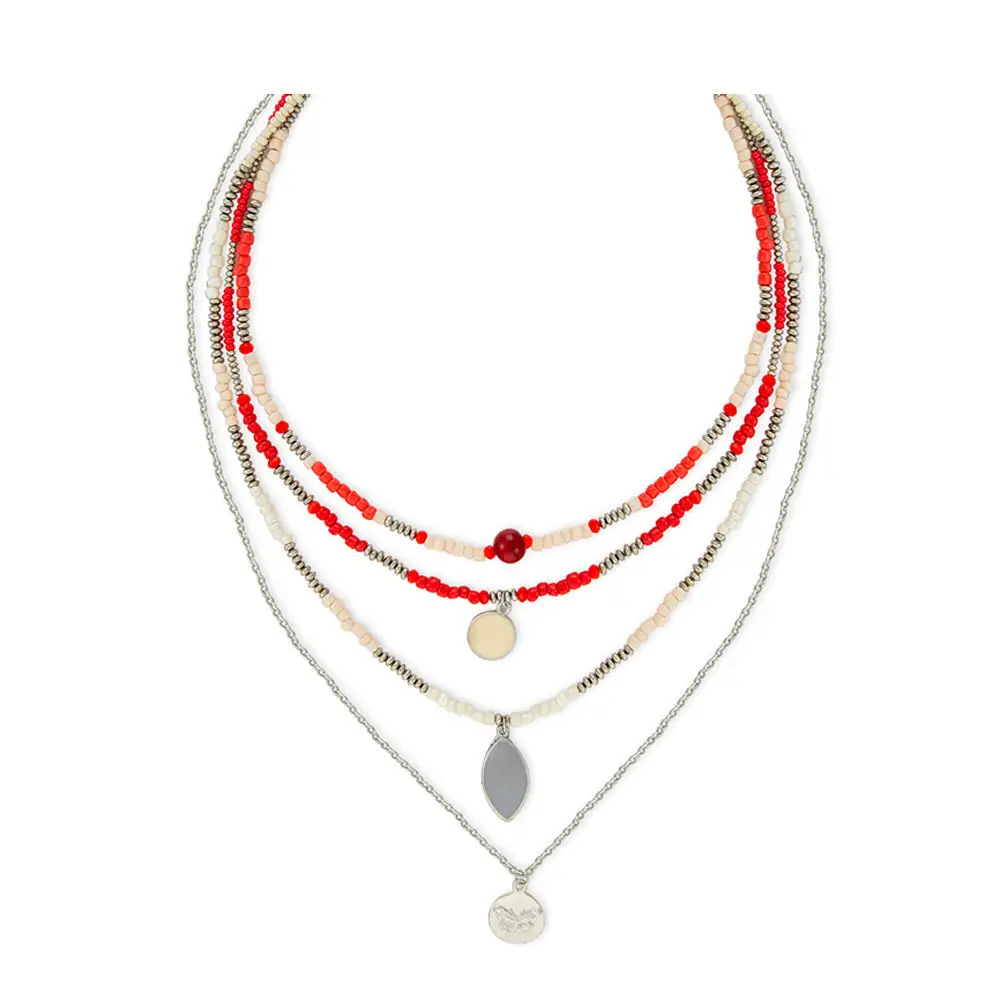 Rustic Beaded Necklace