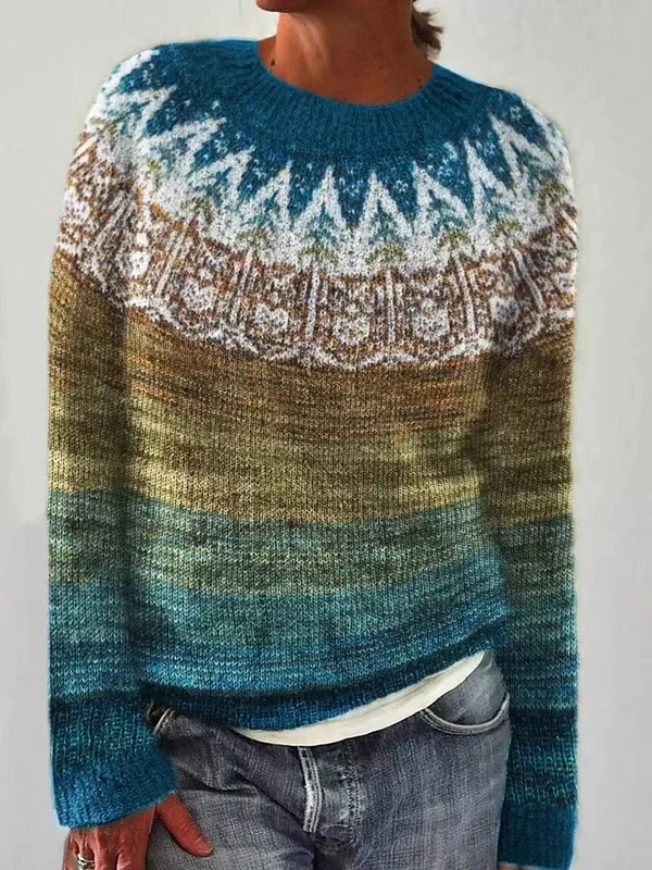 Winter Textured Style Sweater