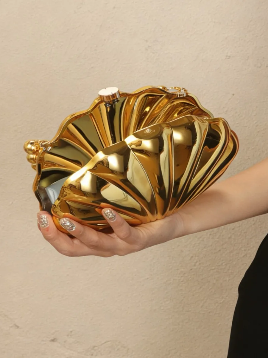 Felicity Shell Fan-Shaped Bag