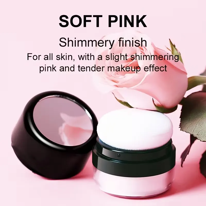 Skin-Friendly Soft Puff Setting Powder