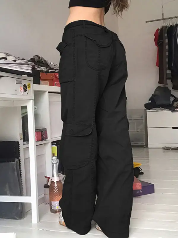 Vintage Workwear Wide Leg Loose Straight Denim Jeans