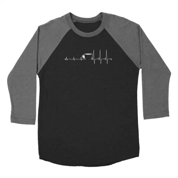 Men's Casual Simple-Line Graffiti Long-Sleeved T-Shirt
