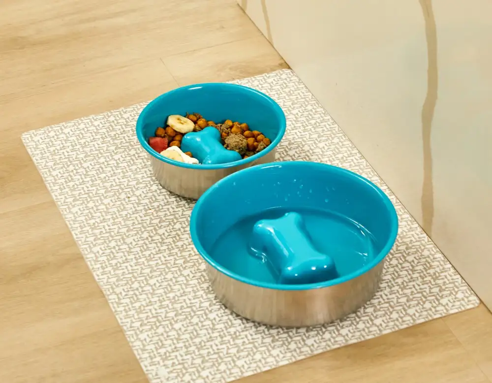 Bone Pattern Slow Feeding Bowl