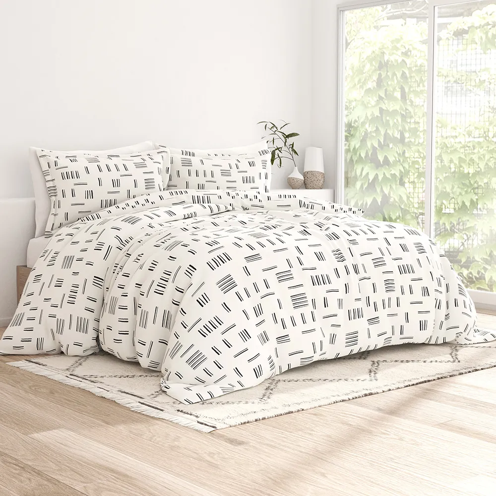 Dash Pattern Duvet Cover Set