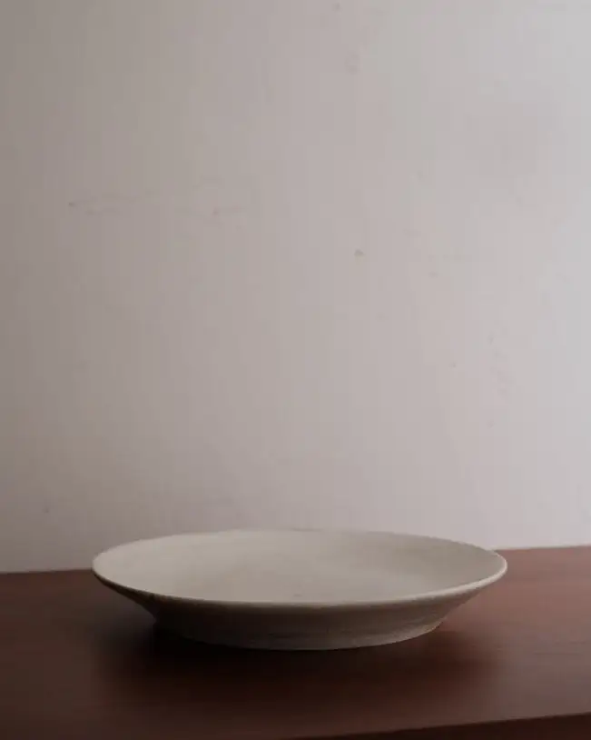 Footed  Plate Kitchen Tableware Piece