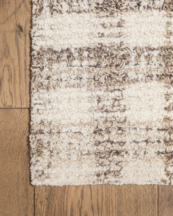 Striped Hand-Tufted Wool Area Rug