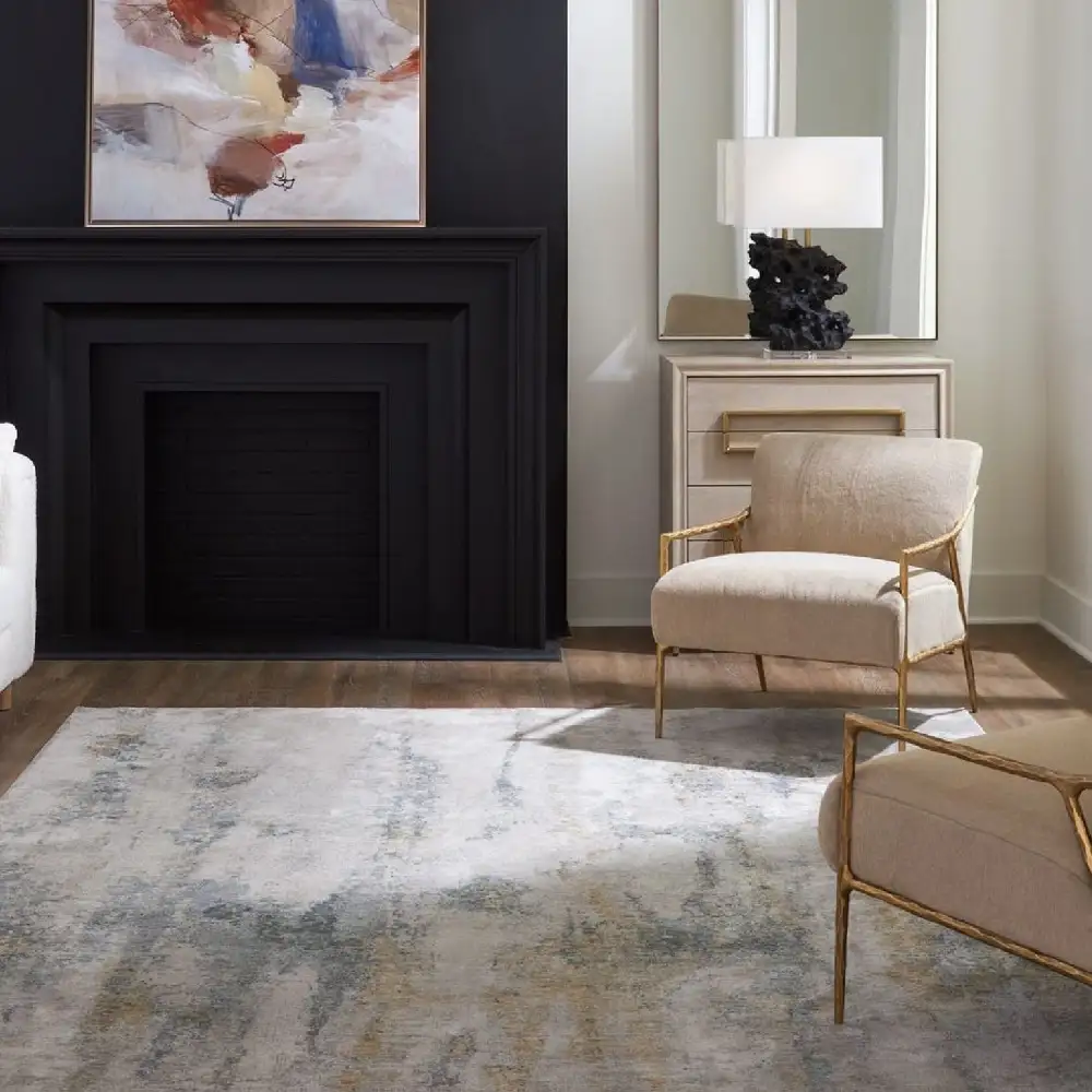 Abstract Design Woven Rug