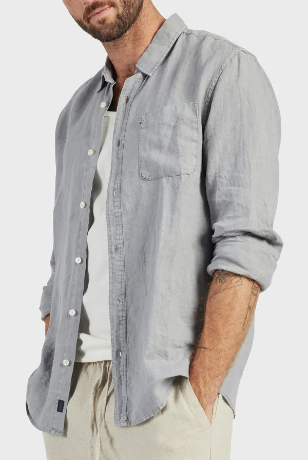 Classic Cotton Casual Long Sleeve Button Up Shirt