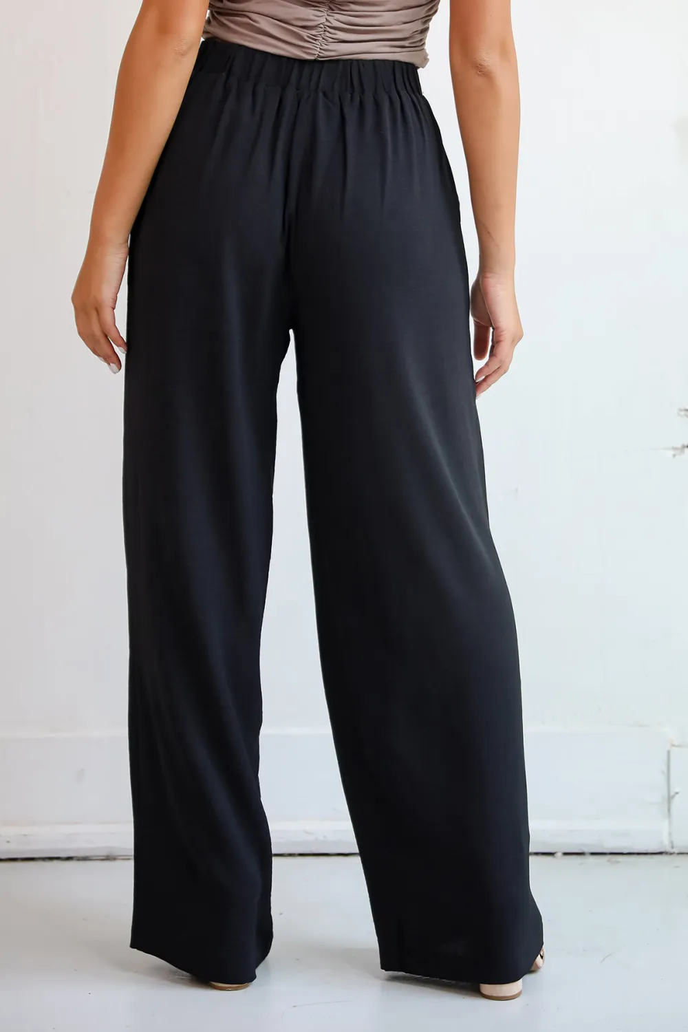 Black Casual Style Trouser