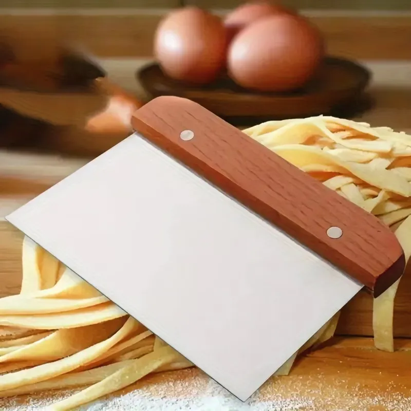 Wooden Handle Dough Cutter
