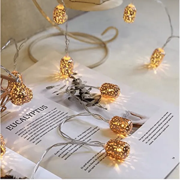 SERIES 14 Metal Gold Rice LED Light (M12)