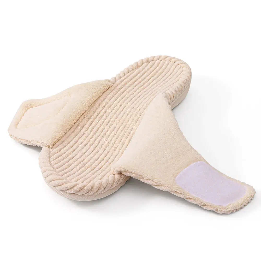 Soft Feel Open Toe House Slippers