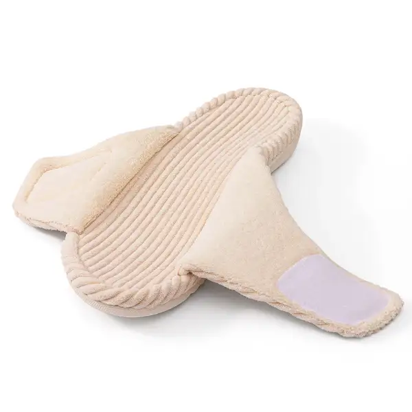 Soft Feel Open Toe House Slippers